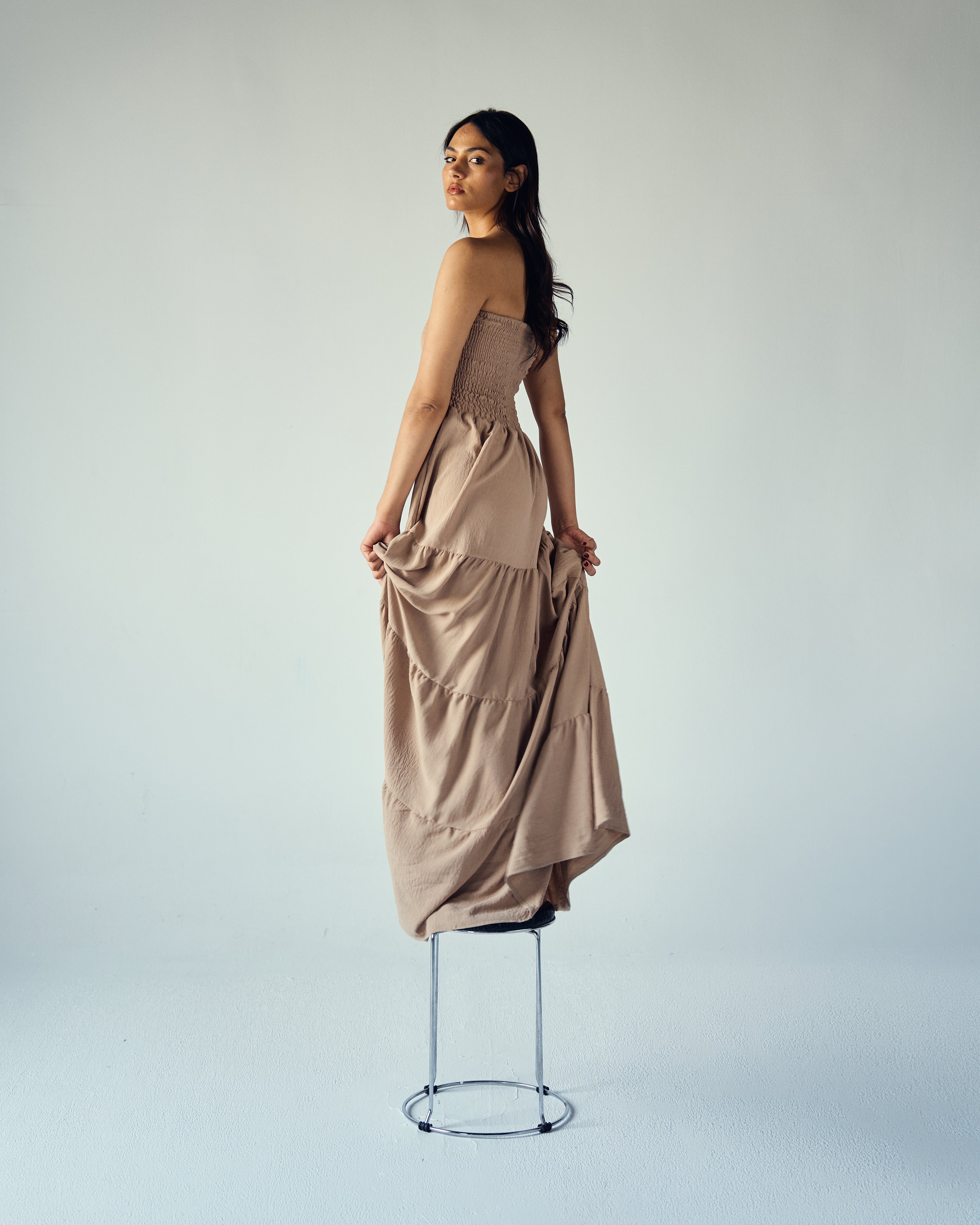 The endless summer dress in sand
