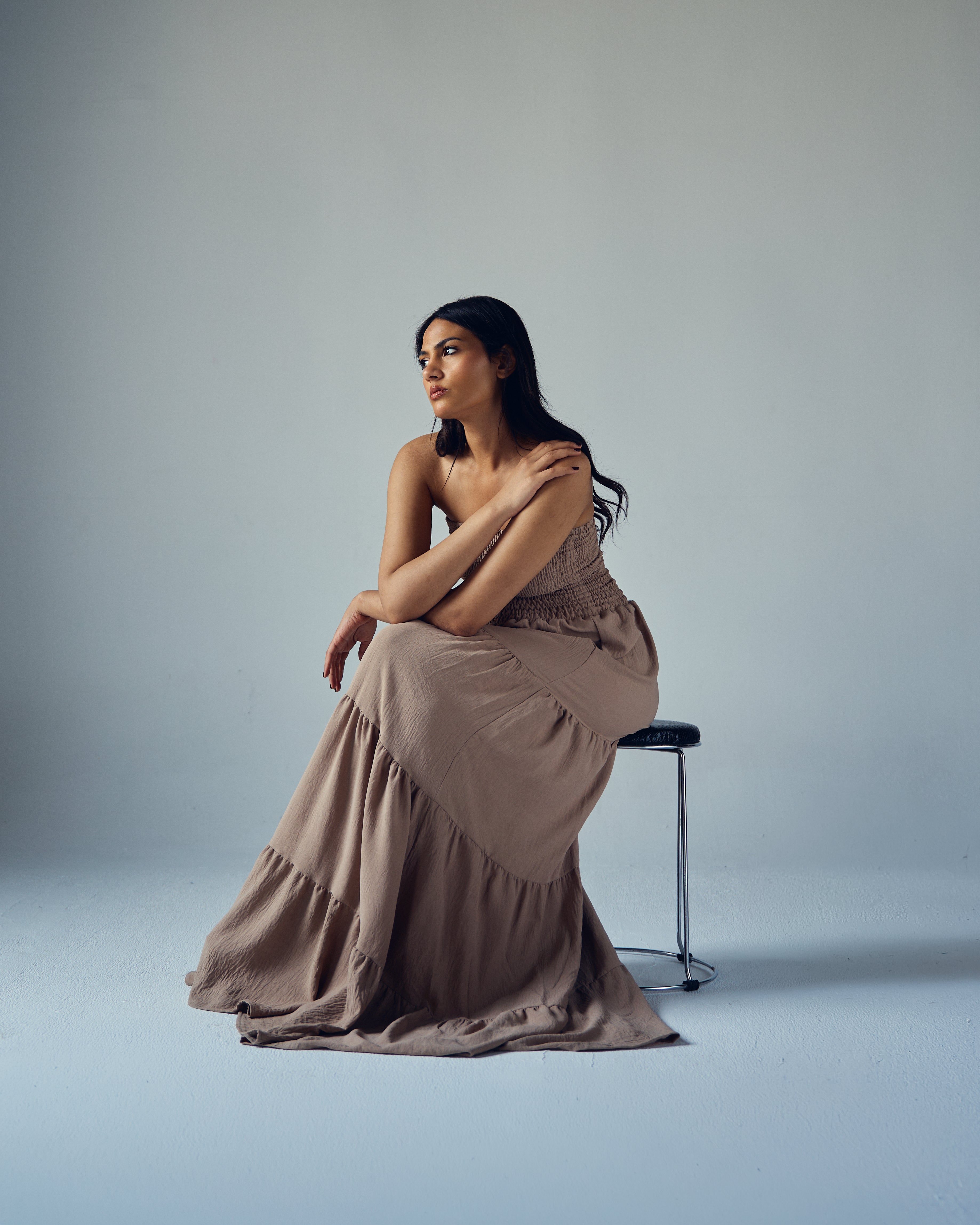 The endless summer dress in sand