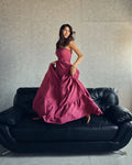 The endless summer dress in raspberry