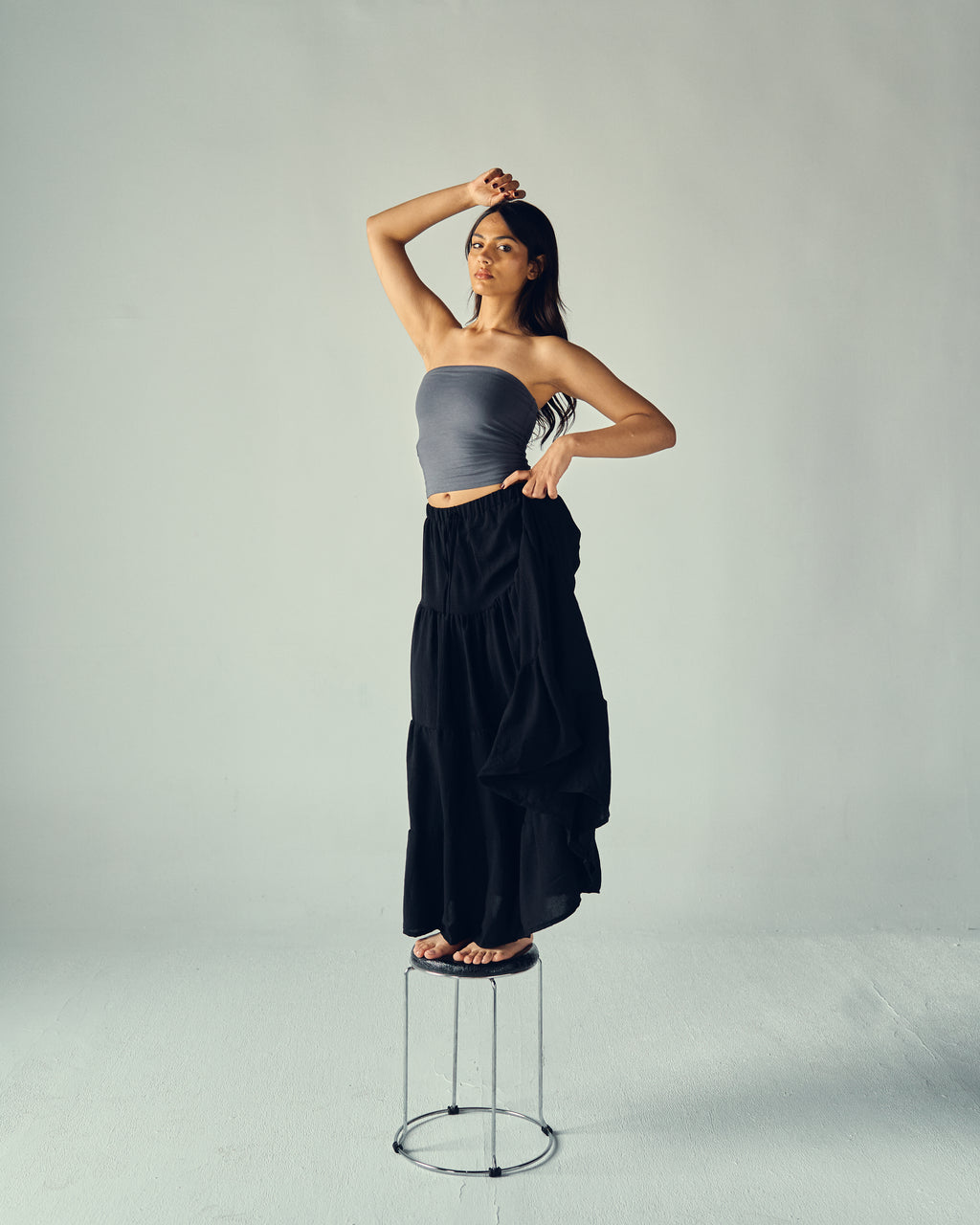 The skirt in noir