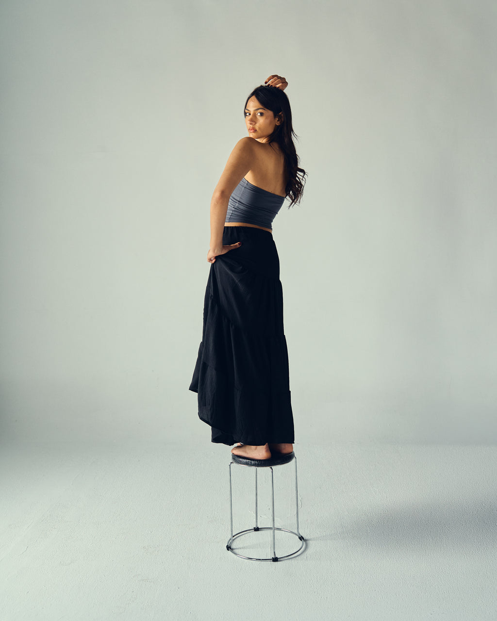 The skirt in noir