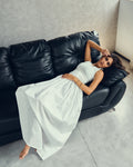The maxi dress in snow